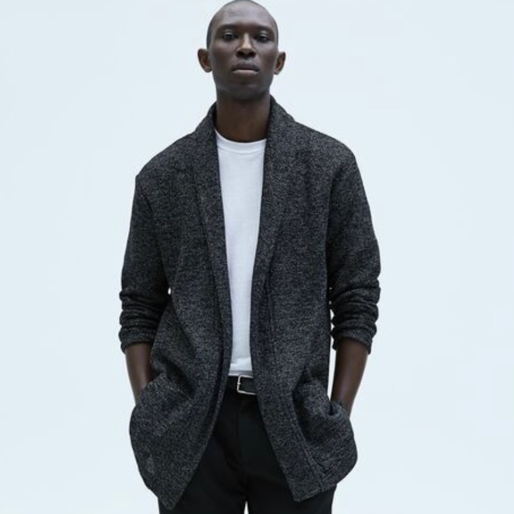 ZARA TEXTURED CARDIGAN *Brand new,without tags*